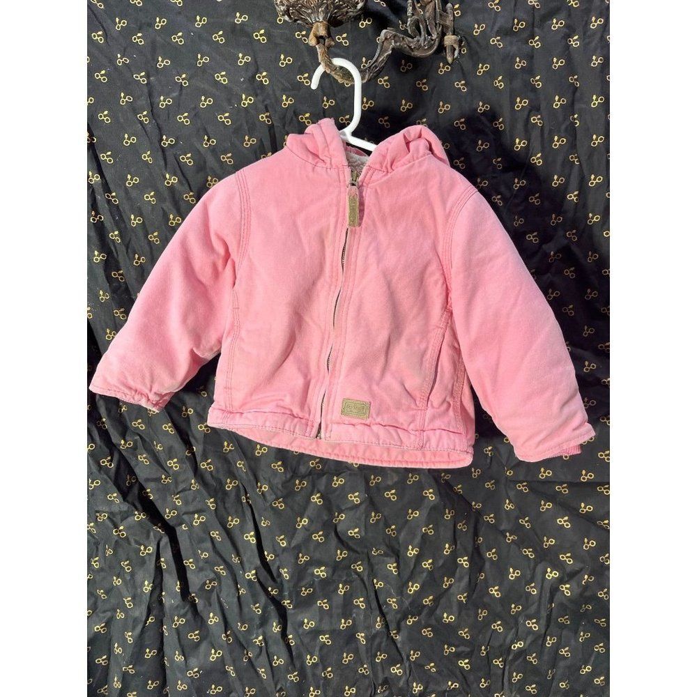 Girls Schmidt size 2t light pink work barn winter jacket coat